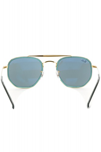 Ray-Ban - Occhiali da sole in metallo squadrati unisex oro - RB3648M 9241/R5