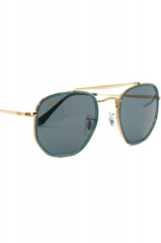 Ray-Ban - Occhiali da sole in metallo squadrati unisex oro - RB3648M 9241/R5