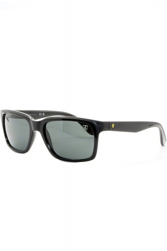 Ray-Ban - Occhiali da sole in celluloide rettangolari per uomo nero - RB4393M