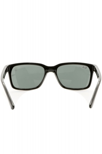 Ray-Ban - Occhiali da sole in celluloide rettangolari per uomo nero - RB4393M