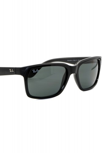 Ray-Ban - Occhiali da sole in celluloide rettangolari per uomo nero - RB4393M