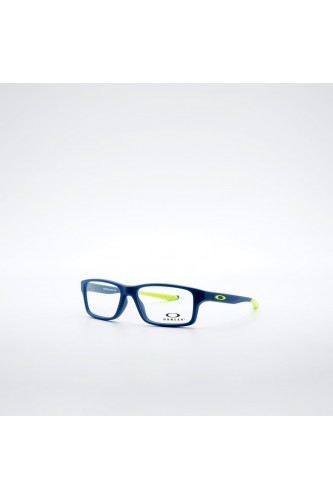 Oakley - Occhiali da vista in resina rettangolari per bambino blu/fluo - OY8002