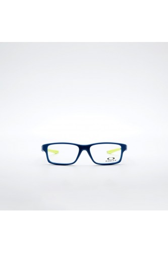 Oakley - Occhiali da vista in resina rettangolari per bambino blu/fluo - OY8002 2