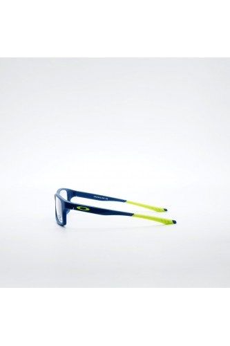 Oakley - Occhiali da vista in resina rettangolari per bambino blu/fluo - OY8002