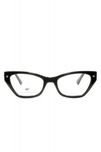Chiara Ferragni - Occhiali da vista in celluloide cat eye per ragazza nero - 2