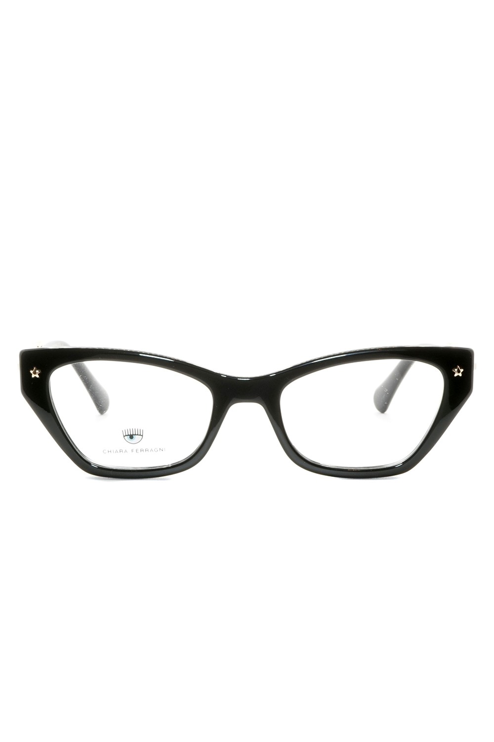 Chiara Ferragni - Occhiali da vista in celluloide cat eye per ragazza nero -