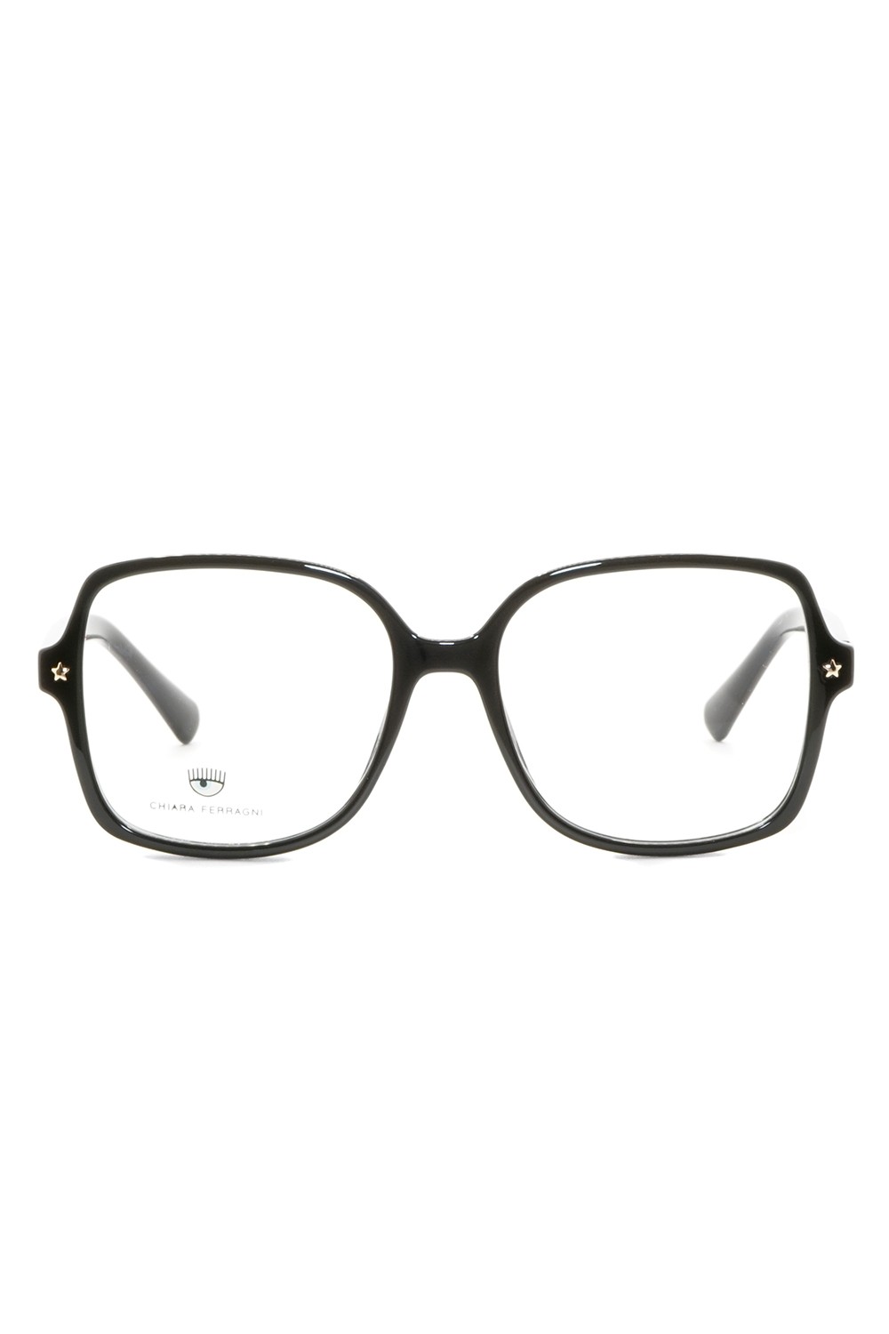 Chiara Ferragni - Occhiali da vista in celluloide squadrati per ragazza nero -