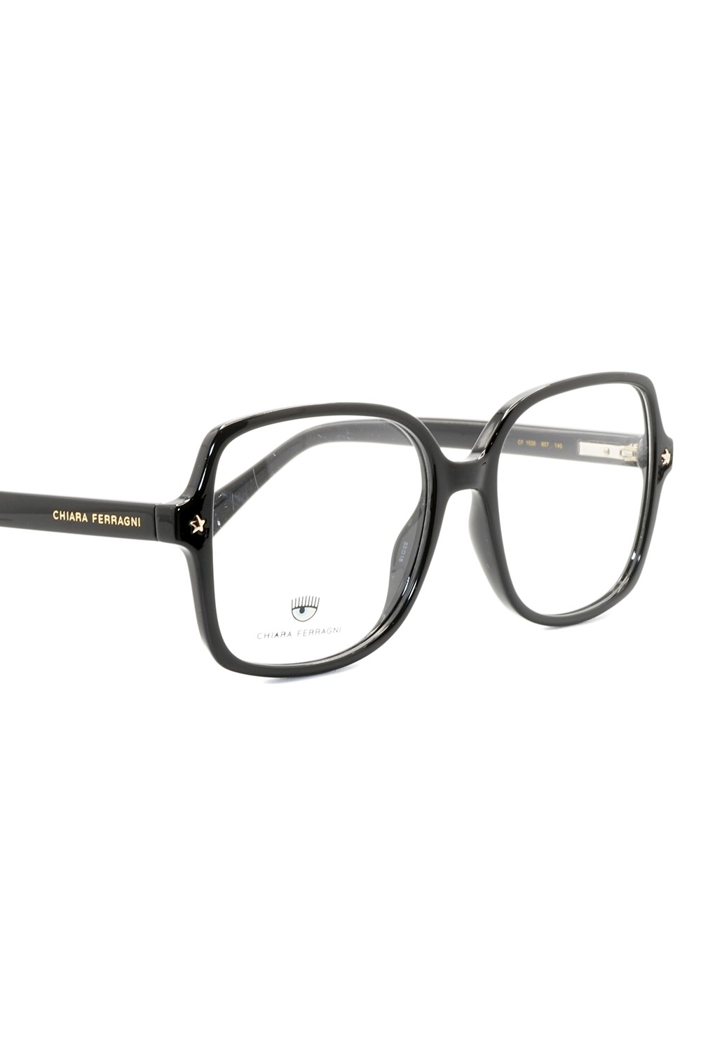 Chiara Ferragni - Occhiali da vista in celluloide squadrati per ragazza nero -