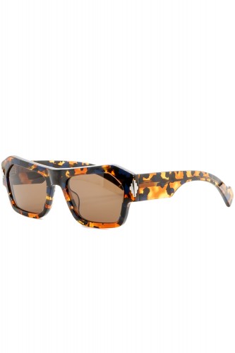 Marcelo Burlon County Of Milan - Occhiali da sole in celluloide rettangolari