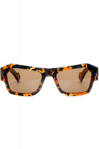 Marcelo Burlon County Of Milan - Occhiali da sole in celluloide rettangolari 2