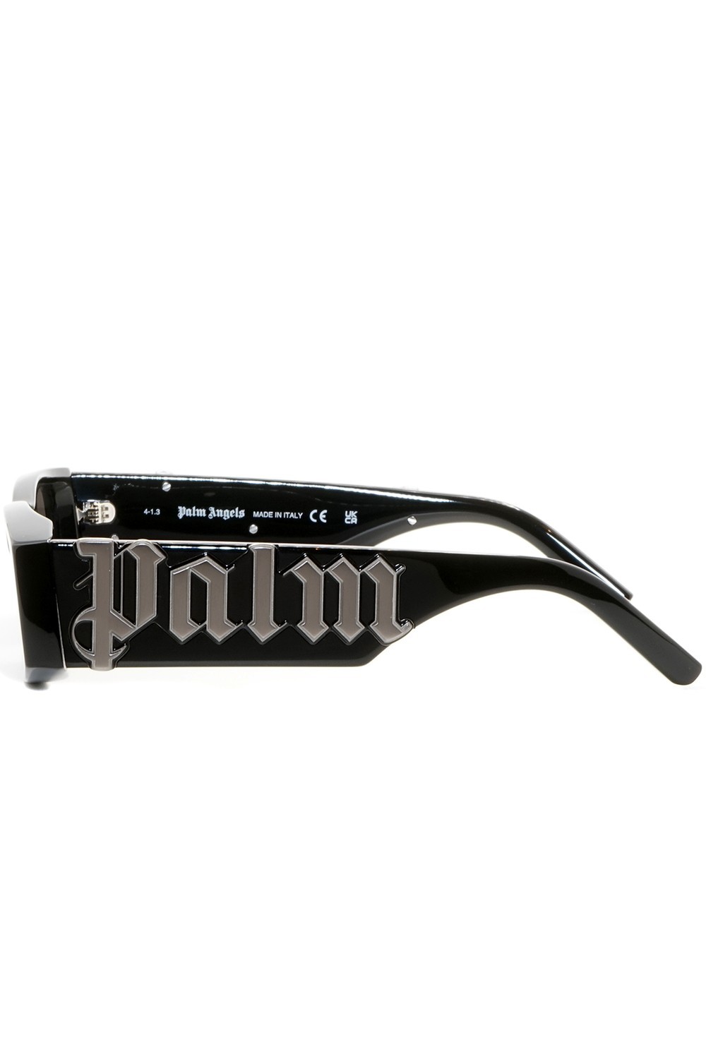 Palm Angels - Occhiali da sole in celluloide rettangolari unisex nero - PERI007