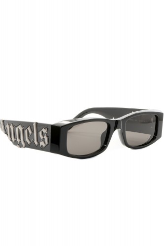 Palm Angels - Occhiali da sole in celluloide rettangolari unisex nero - PERI007
