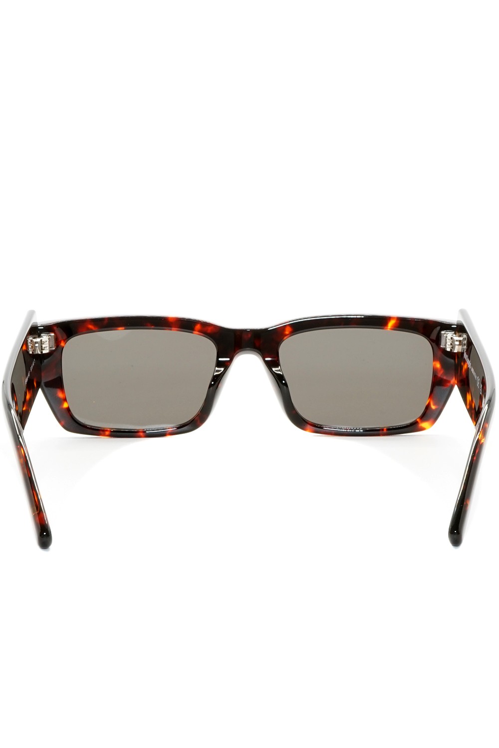 Palm Angels - Occhiali da sole in celluloide rettangolari unisex tartarugato -