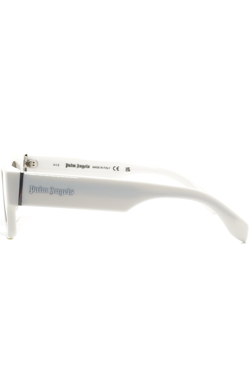 Palm Angels - Occhiali da sole in celluloide squadrati unisex bianco - PERI021