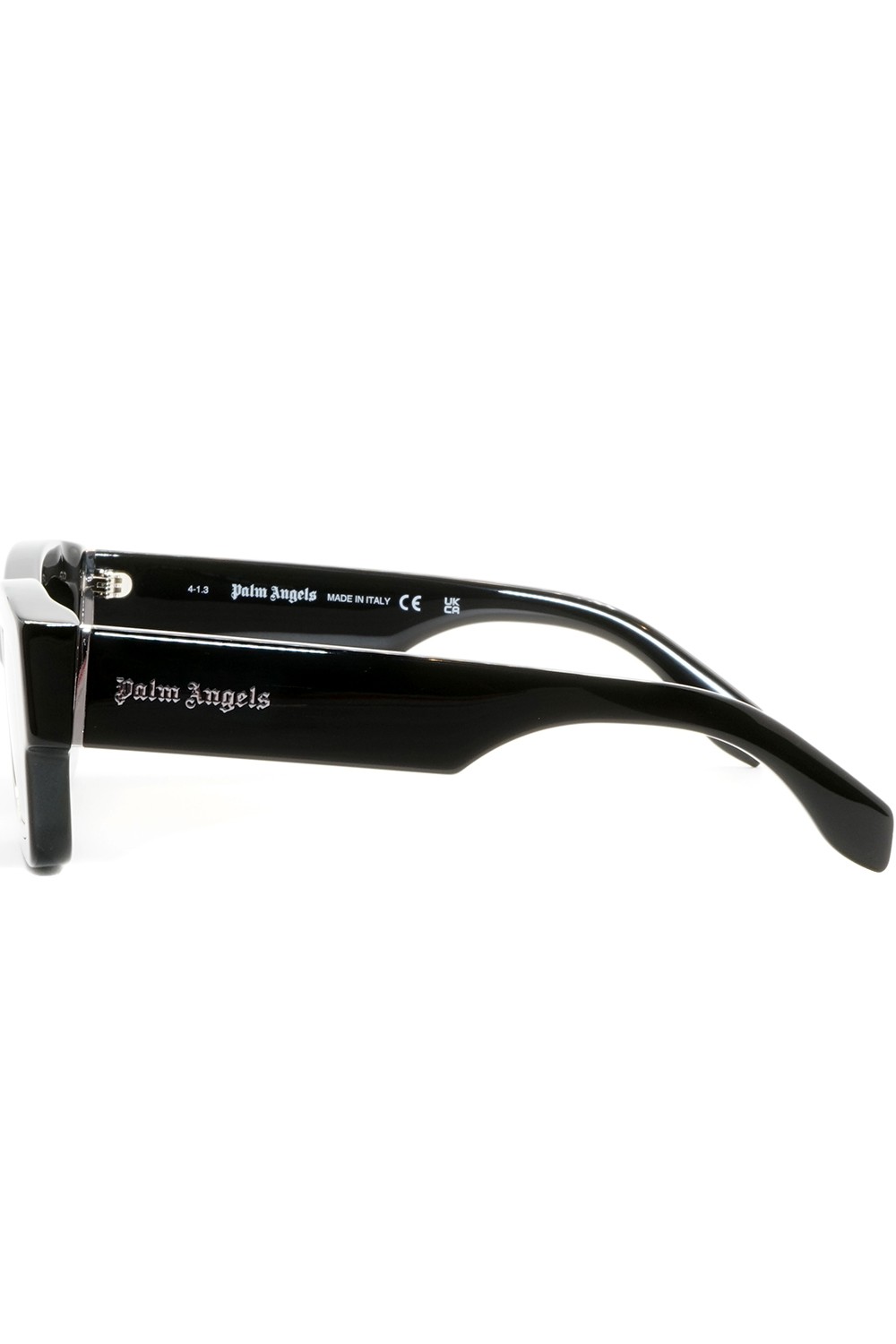 Palm Angels - Occhiali da sole in celluloide squadrati unisex nero - PERI030