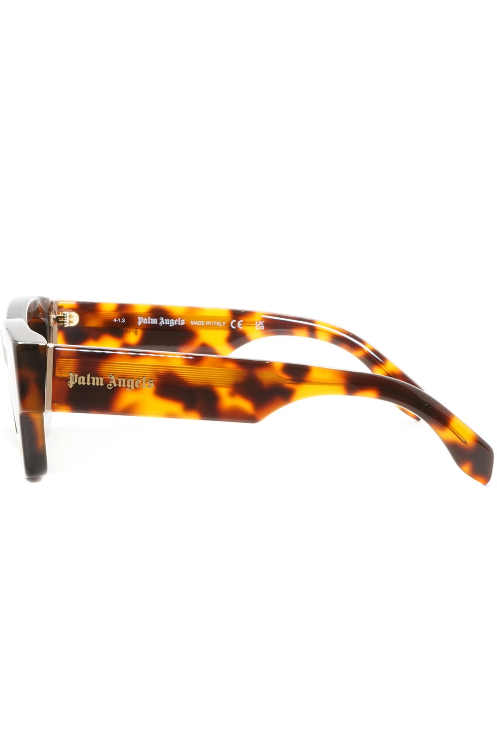 Palm Angels - Occhiali da sole in celluloide squadrati unisex tartarugato -