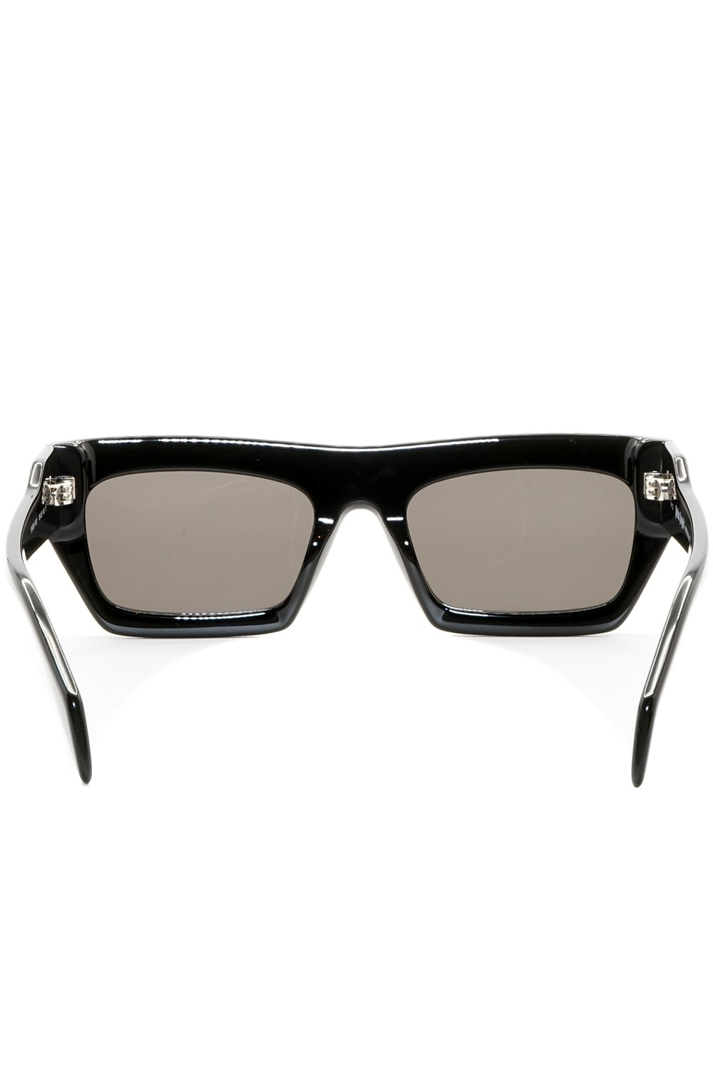 Palm Angels - Occhiali da sole in celluloide rettangolari unisex nero - PERI028