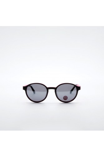 Trudi - Occhiali da vista con clip in resina tondi per bambini nero - TD186V 02