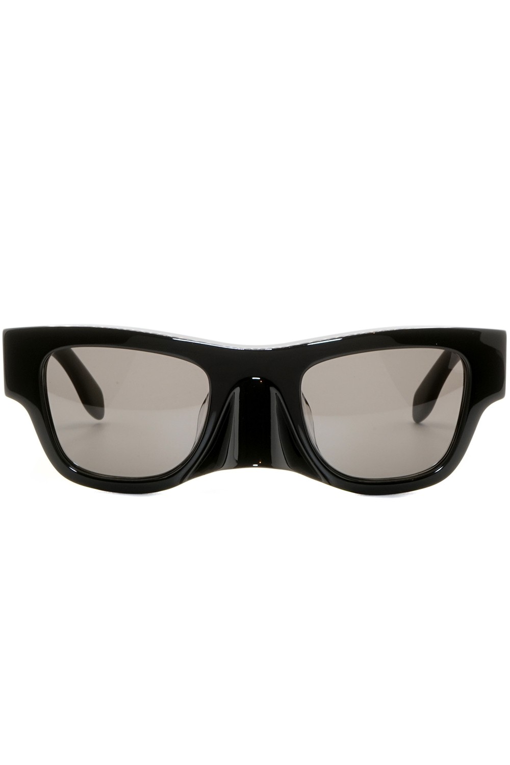 Palm Angels - Occhiali da sole in celluloide squadrati unisex nero - PERI033