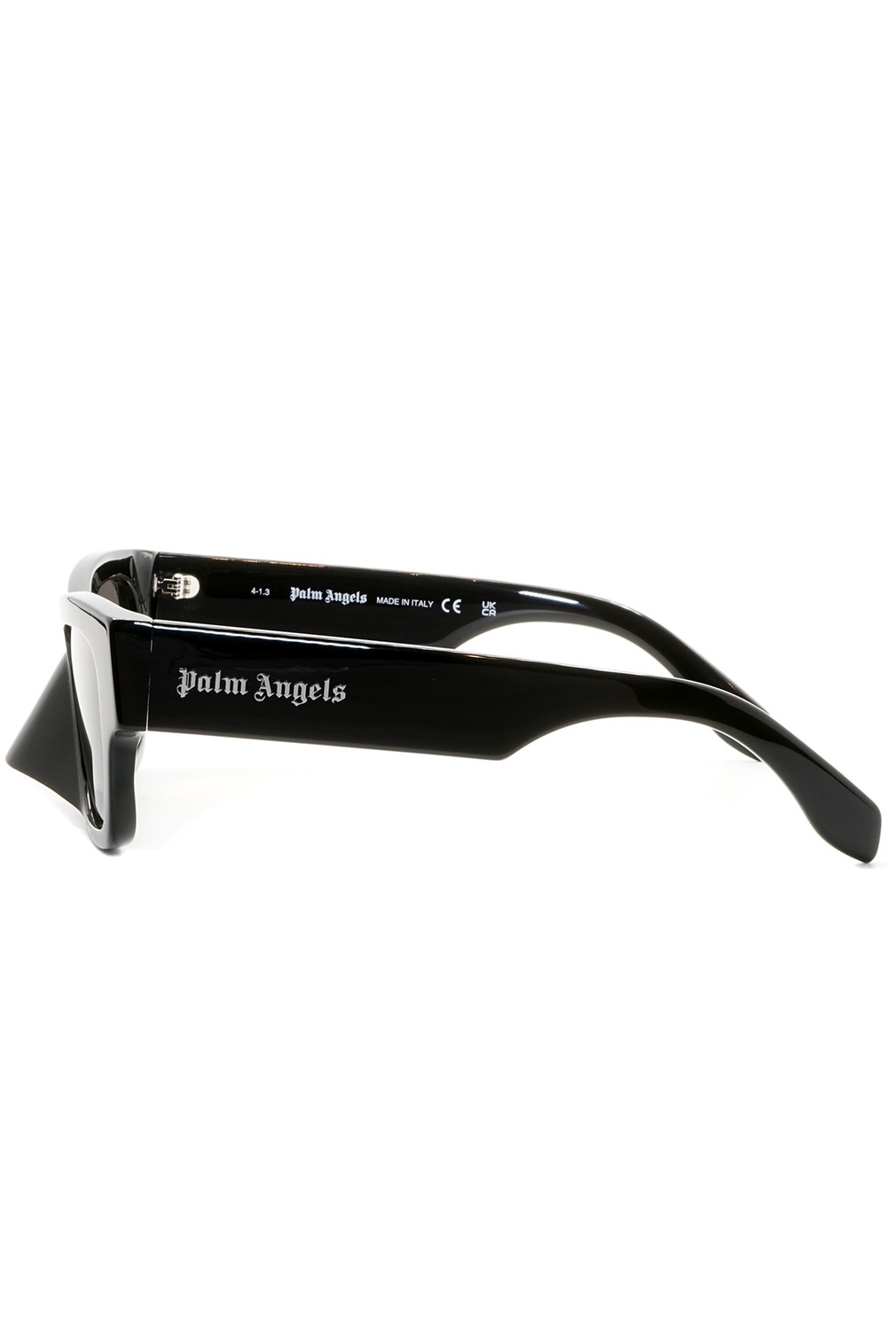 Palm Angels - Occhiali da sole in celluloide squadrati unisex nero - PERI033