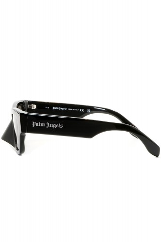 Palm Angels - Occhiali da sole in celluloide squadrati unisex nero - PERI033