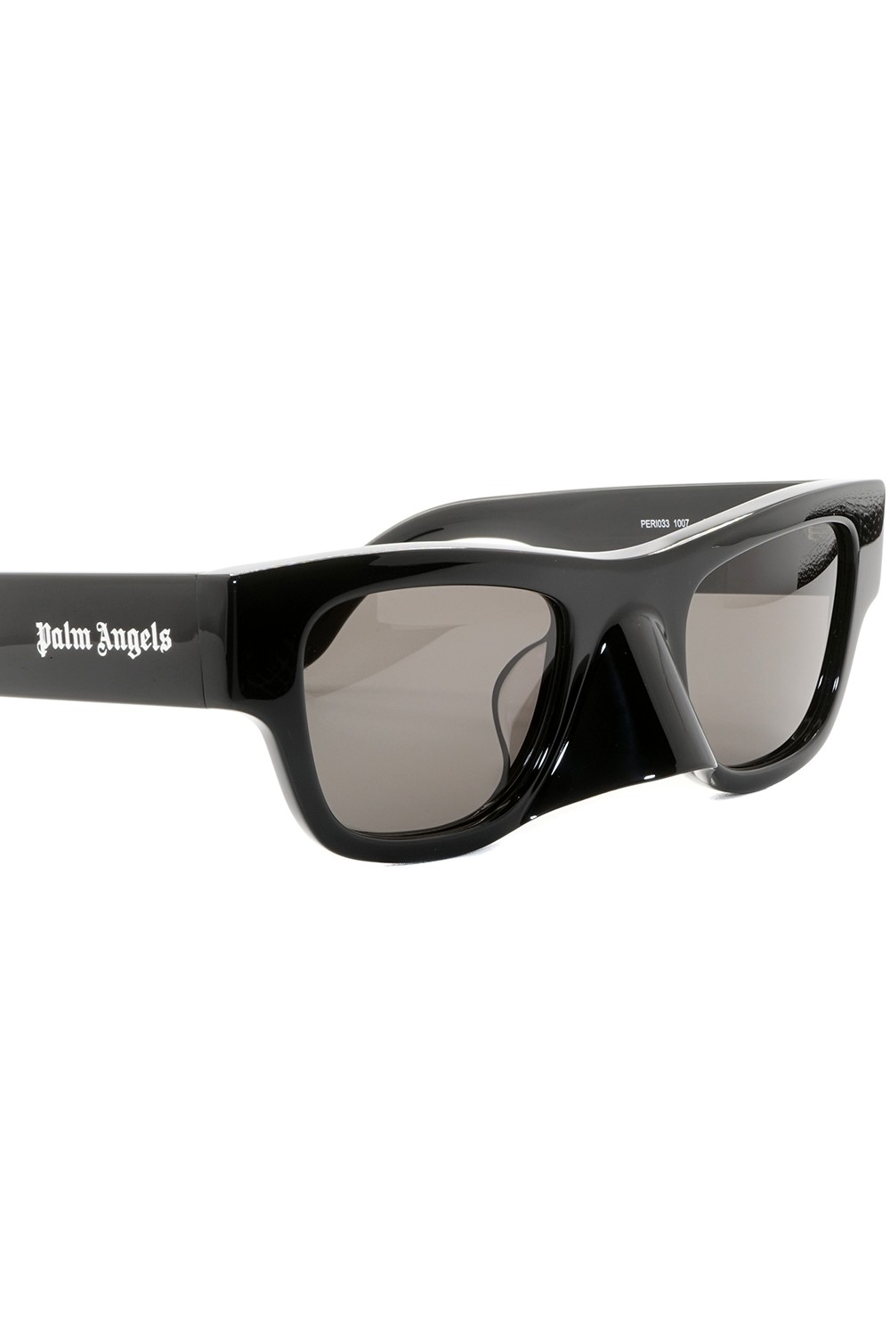 Palm Angels - Occhiali da sole in celluloide squadrati unisex nero - PERI033