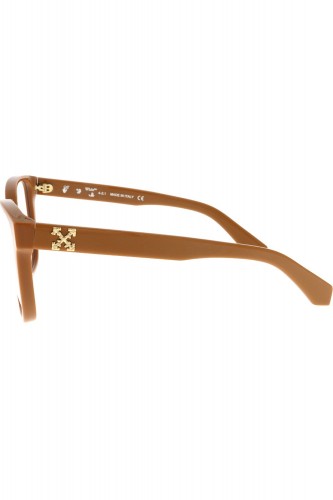 Off-White - Occhiali da vista in celluloide squadrati unisex marrone - OERJ005