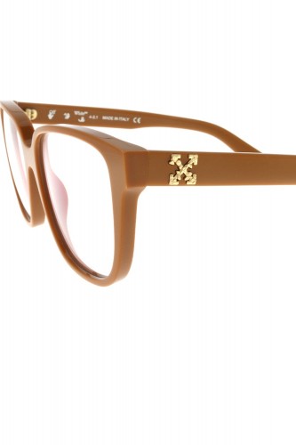 Off-White - Occhiali da vista in celluloide squadrati unisex marrone - OERJ005