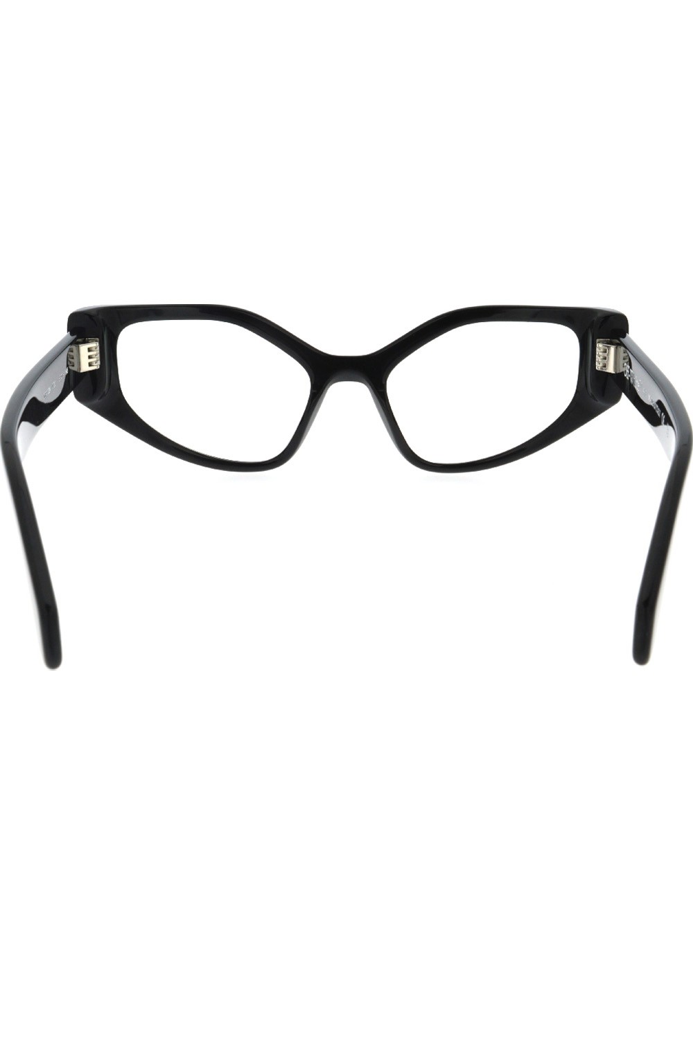 Off-White - Occhiali da vista in celluloide cat eye per donna nero - OERJ024
