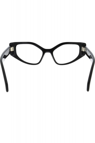 Off-White - Occhiali da vista in celluloide cat eye per donna nero - OERJ024