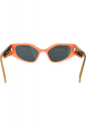 Off-White - Occhiali da sole in celluloide cat eye per donna rosa - OERI063 2107