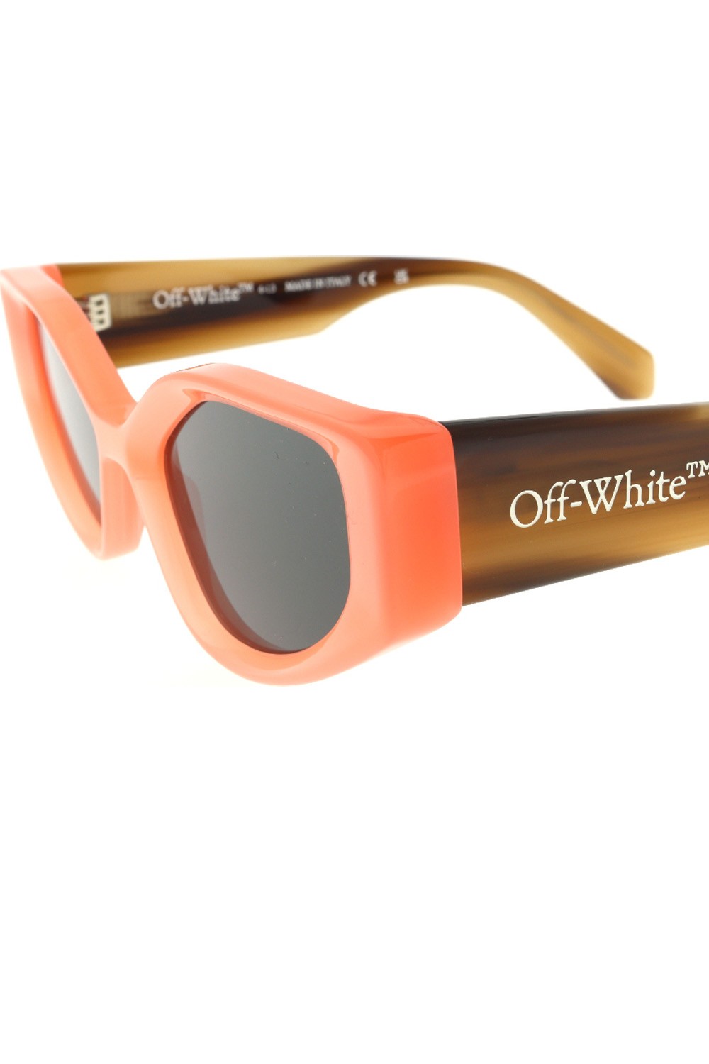 Off-White - Occhiali da sole in celluloide cat eye per donna rosa - OERI063 2107