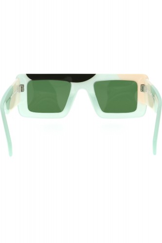 Off-White - Occhiali da sole in celluloide squadrati unisex fantasia - OERI069
