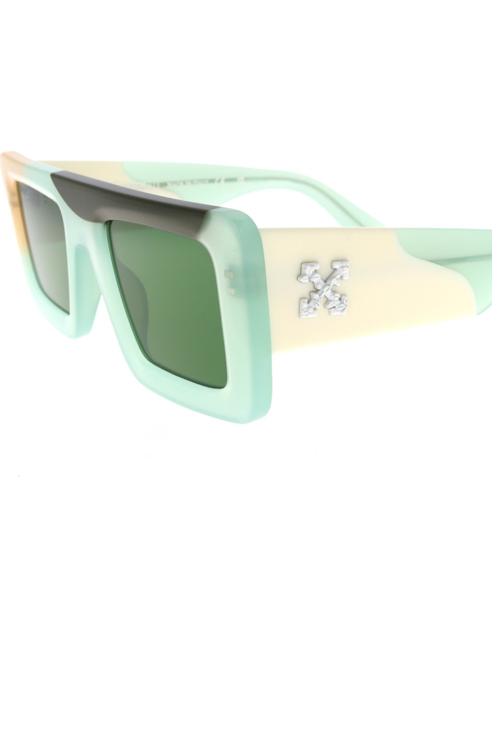 Off-White - Occhiali da sole in celluloide squadrati unisex fantasia - OERI069