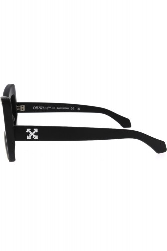 Off-White - Occhiali da sole in celluloide a farfalla per donna nero - OERI070