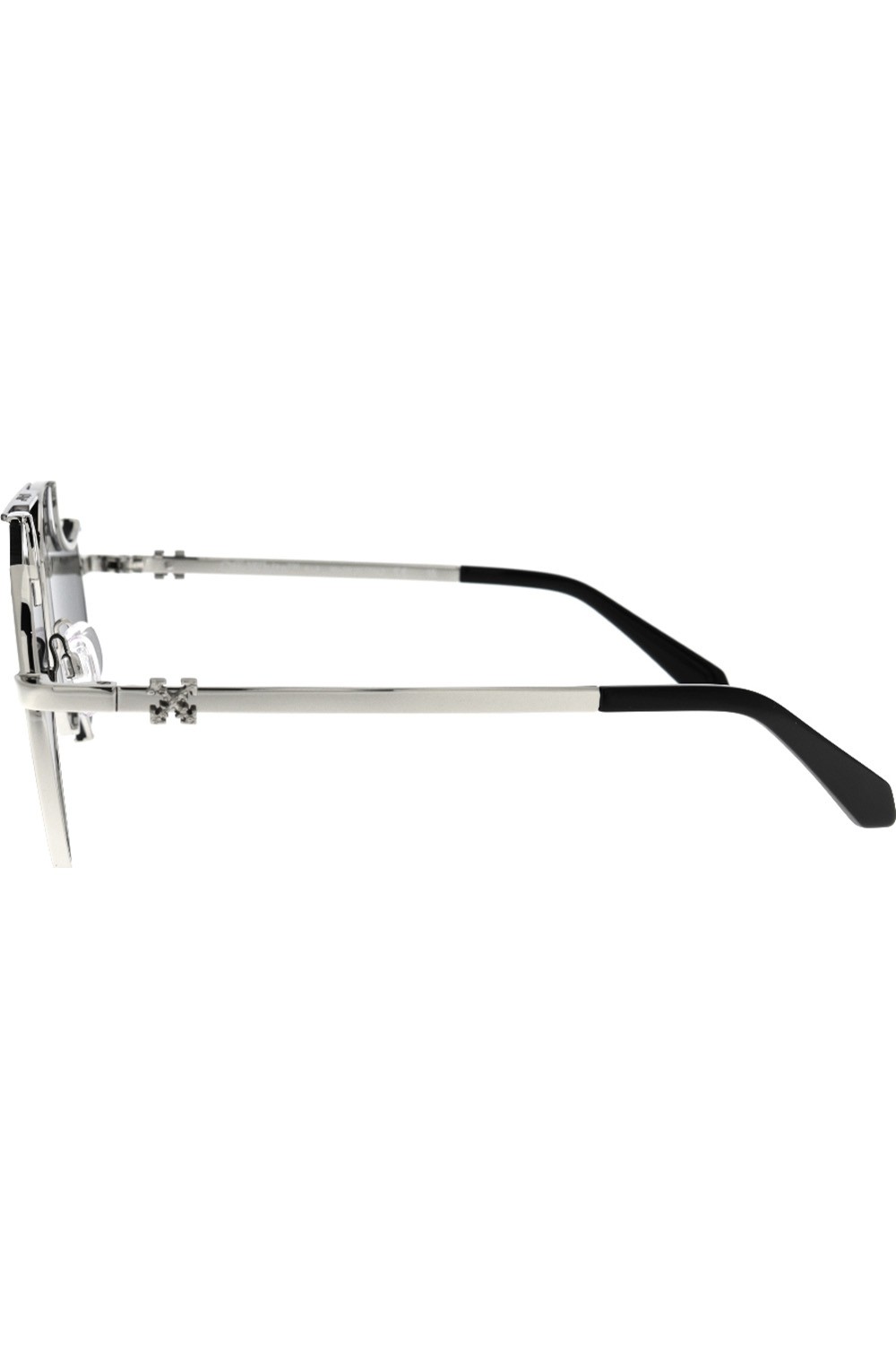 Off-White - Occhiali da sole in metallo a goccia unisex argento - OERI071 7207