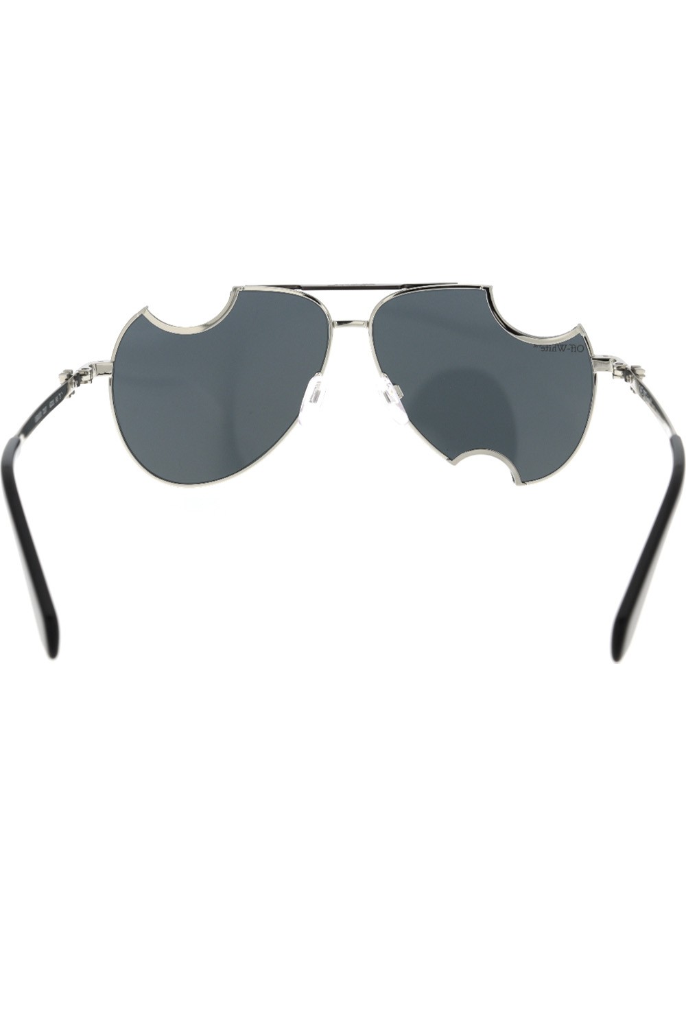 Off-White - Occhiali da sole in metallo a goccia unisex argento - OERI071 7207