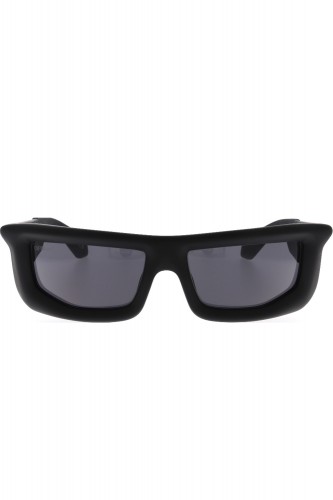 Off-White - Occhiali da sole in celluloide avvolgenti unisex nero - OERI074 1007 2