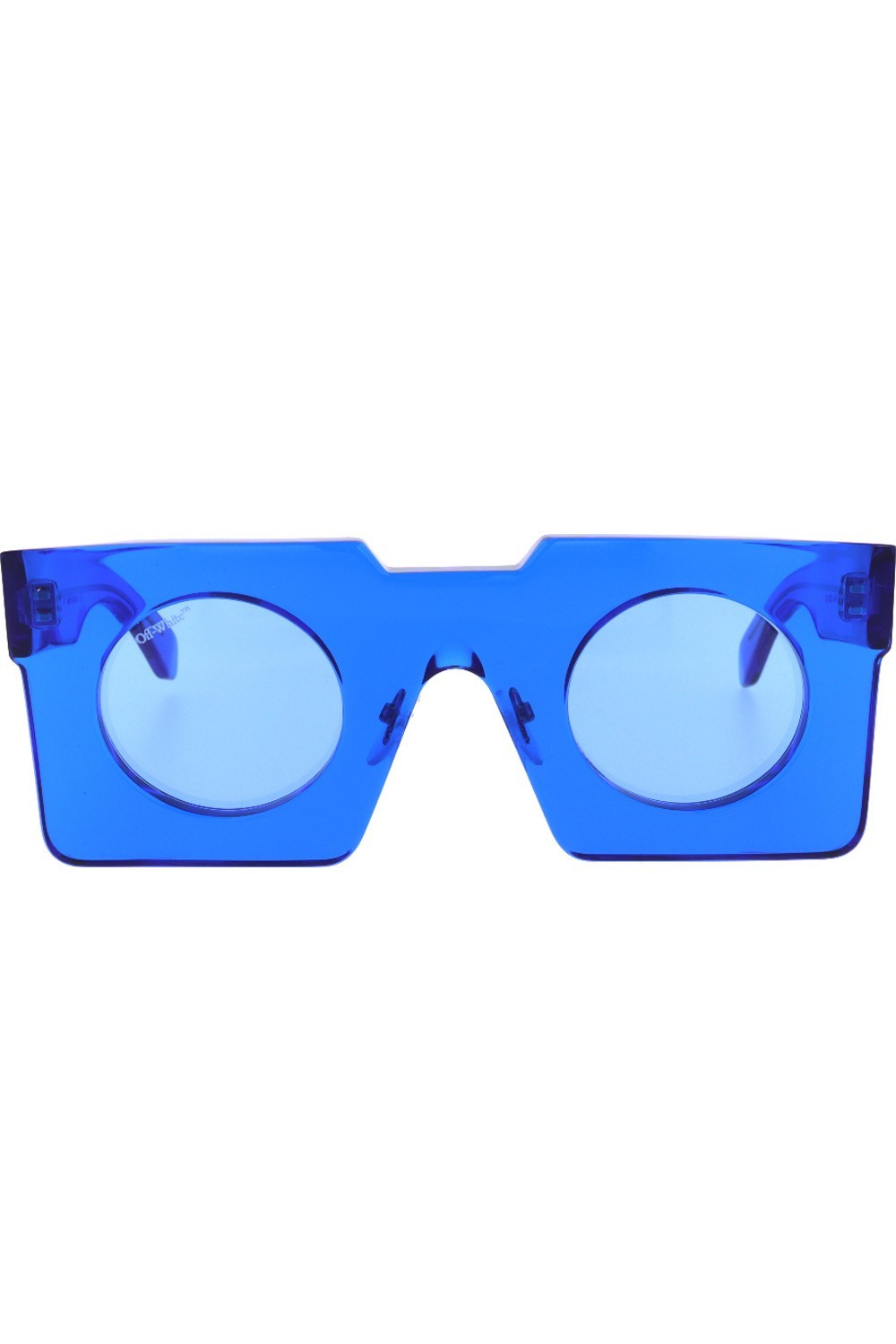 Off-White - Occhiali da sole in celluloide squadrati unisex blu - OERI023 4545