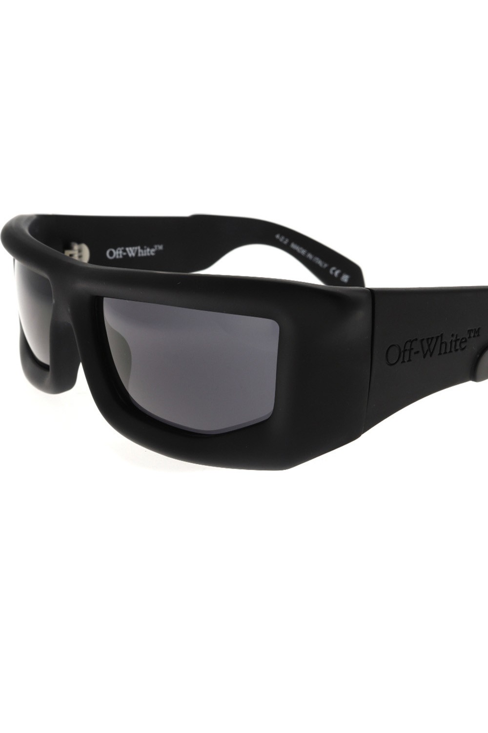 Off-White - Occhiali da sole in celluloide avvolgenti unisex nero - OERI074 1007