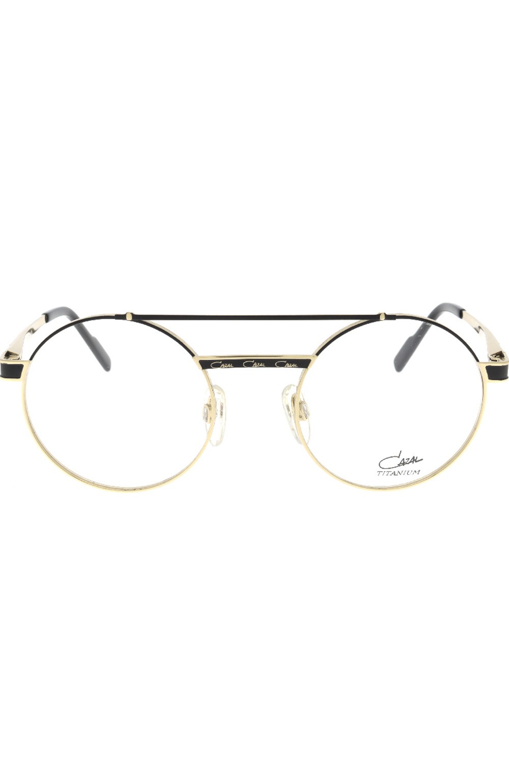 Cazal - Occhiali da vista in titanio tondi unisex oro - 7090 001