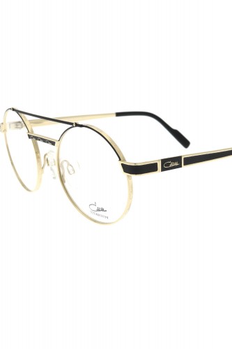 Cazal - Occhiali da vista in titanio tondi unisex oro - 7090 001