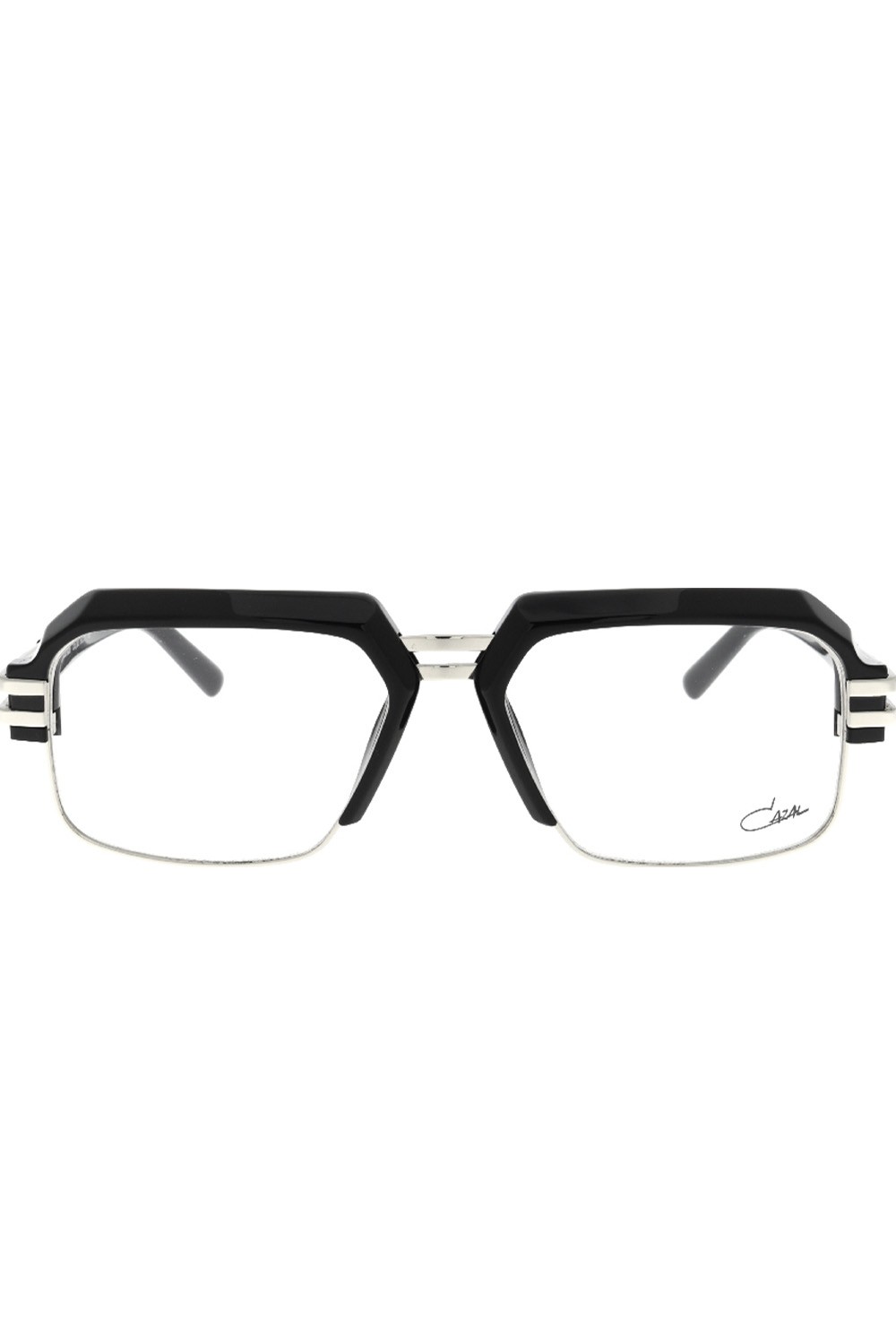 Cazal - Occhiali da vista combinati rettangolari unisex nero - 6020 002