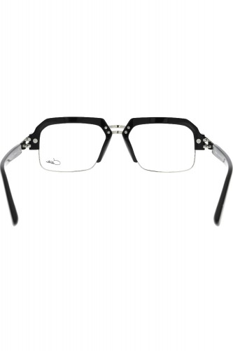 Cazal - Occhiali da vista combinati rettangolari unisex nero - 6020 002