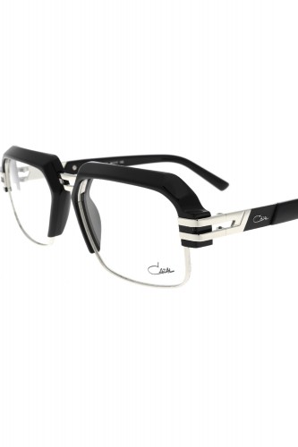 Cazal - Occhiali da vista combinati rettangolari unisex nero - 6020 002