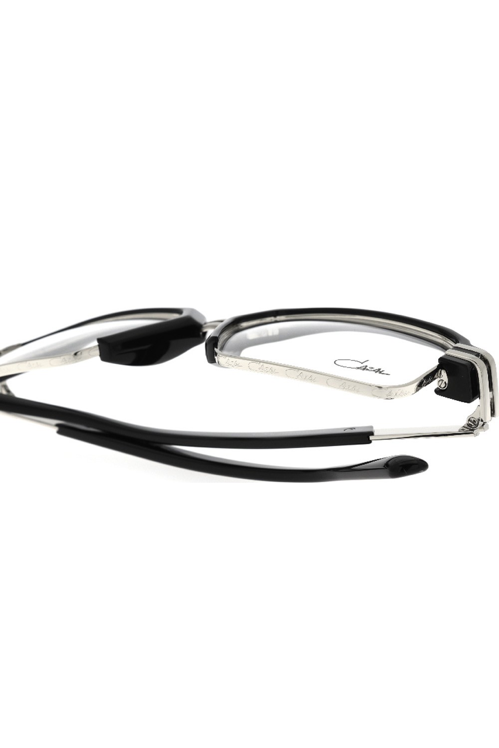 Cazal - Occhiali da vista combinati rettangolari unisex nero - 6020 002