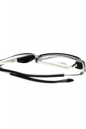 Cazal - Occhiali da vista combinati rettangolari unisex nero - 6020 002