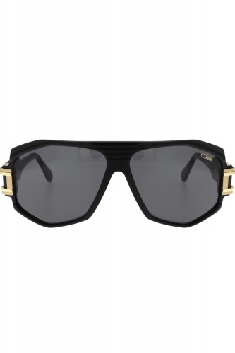 Cazal - Occhiali da sole in celluloide squadrati per uomo nero - 163/3 1