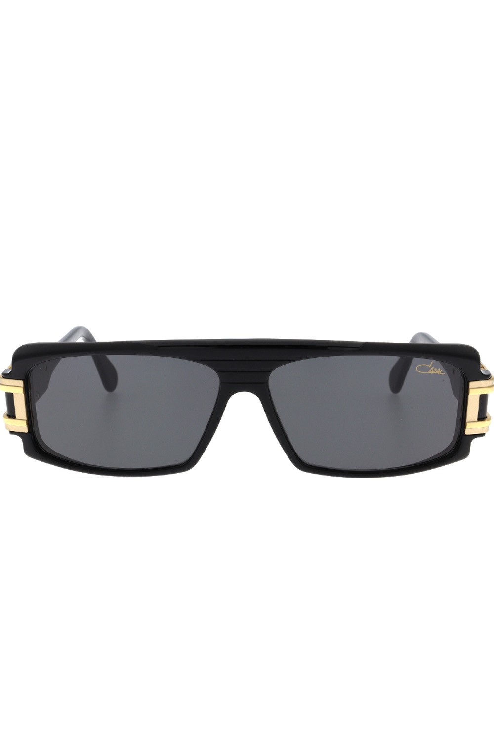 Cazal - Occhiali da sole in celluloide rettangolari unisex nero - 164/3 001