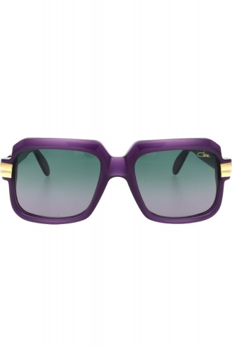Cazal - Occhiali da sole in celluloide squadrati unisex viola  - 607/3 016 2